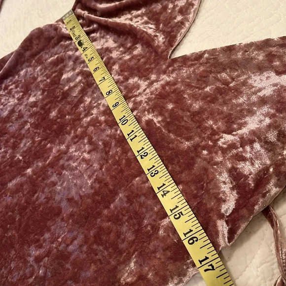 Crushed Velvety Top Sleeveless & Jogger Pants Lounge Wear Set Pink Medium L Y2K - Picture 9 of 17